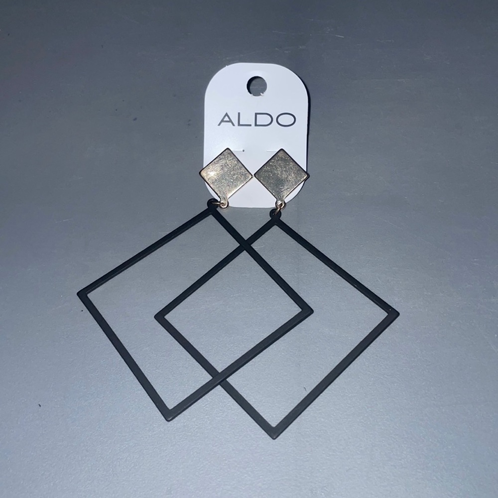 Black and Gold Aldo Earrings